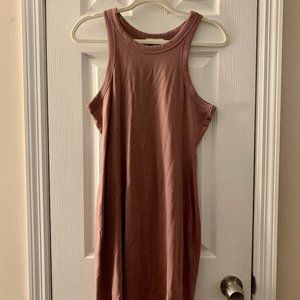 CR Solid Print Dress